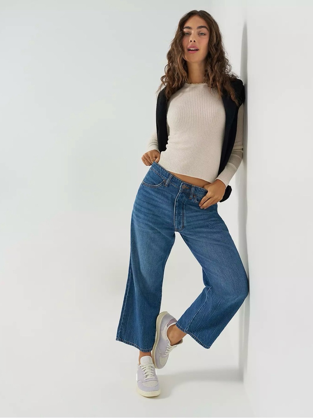 LEE Jeans Loose Crop Button-Fly
Jean in Robust Blue